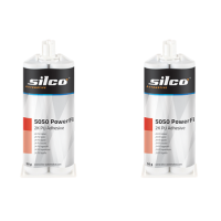 Silco 5050 Power-Fix 2K PU Adhesive 50ml Pack of 2